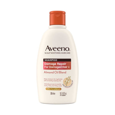 Aveeno Damage Repair Almond Oil Blend Shampoo 300ml