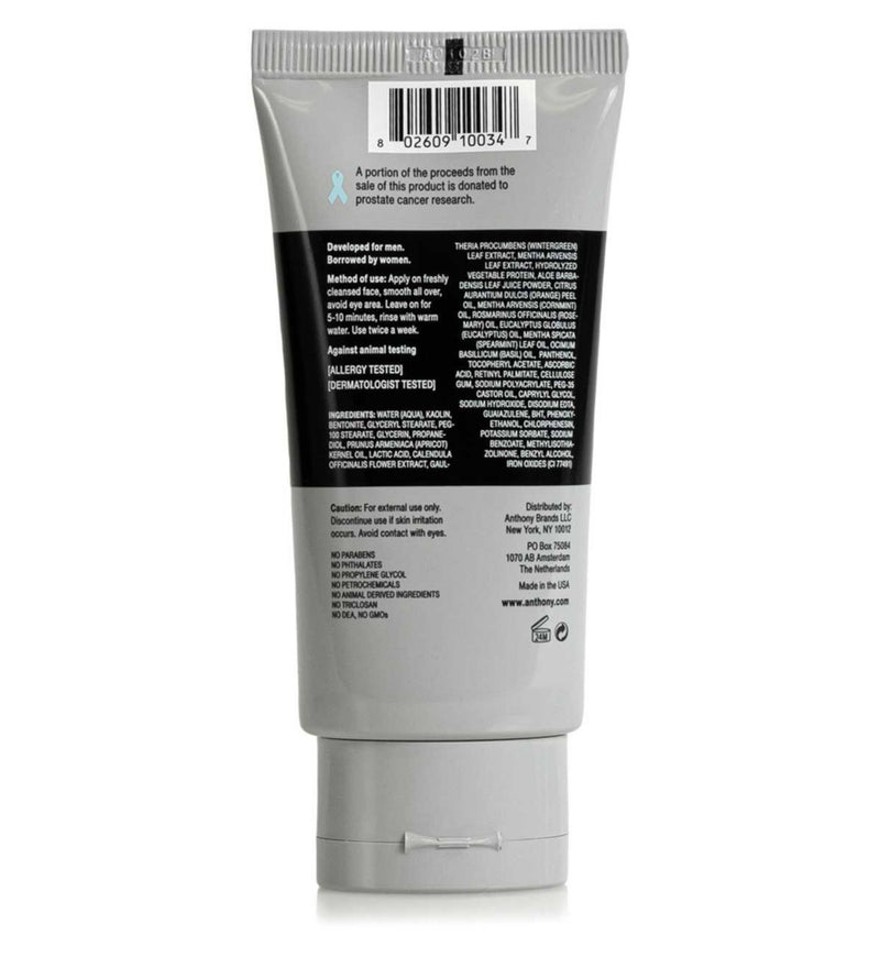 Anthony Deep-Pore Cleansing Clay Face Mask 90g - British product