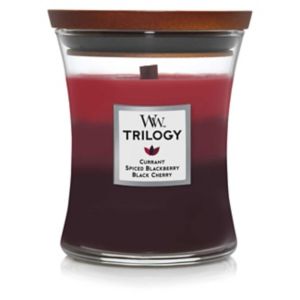 Woodwick Candle Trilogy Sun Ripened Berries 275g (British brand)