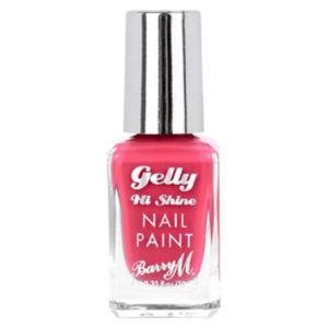 Barry M Gelly Hi Shine Nail Paint Wild Fig 10ml - British product