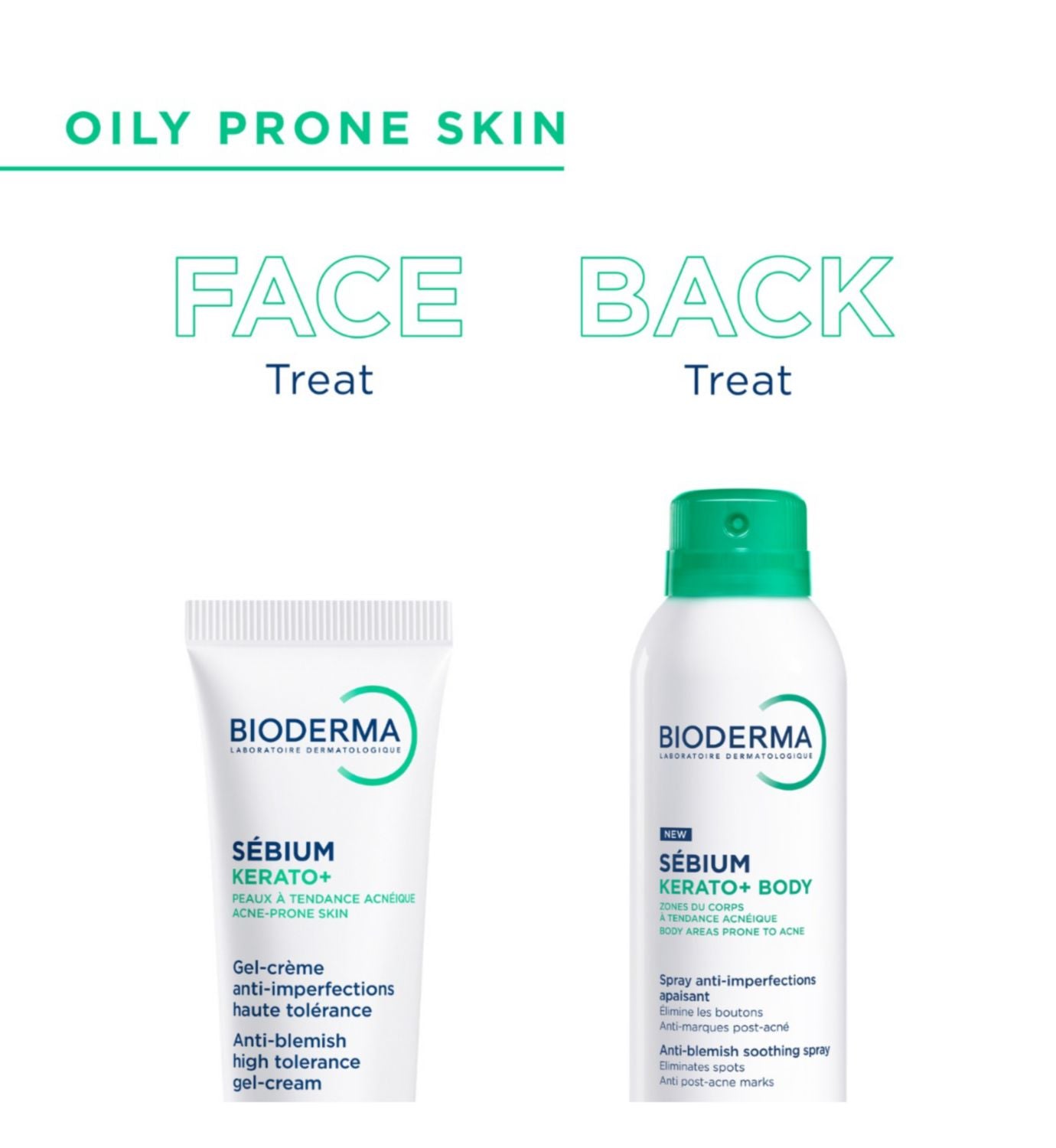 Bioderma Sebium Kerato+ anti-blemish gel cream 30ml - British product
