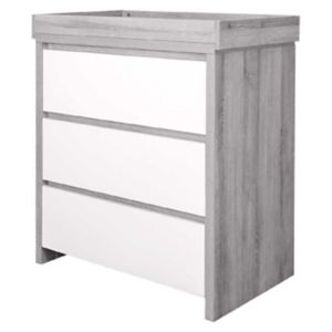 Tutti Bambini Modena Changing Unit Grey Ash White (British brand)