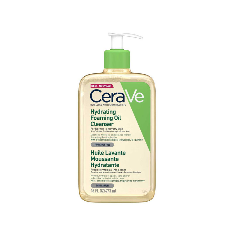 CeraVe Hydrating Foaming Oil Cleanser 473ml - British product