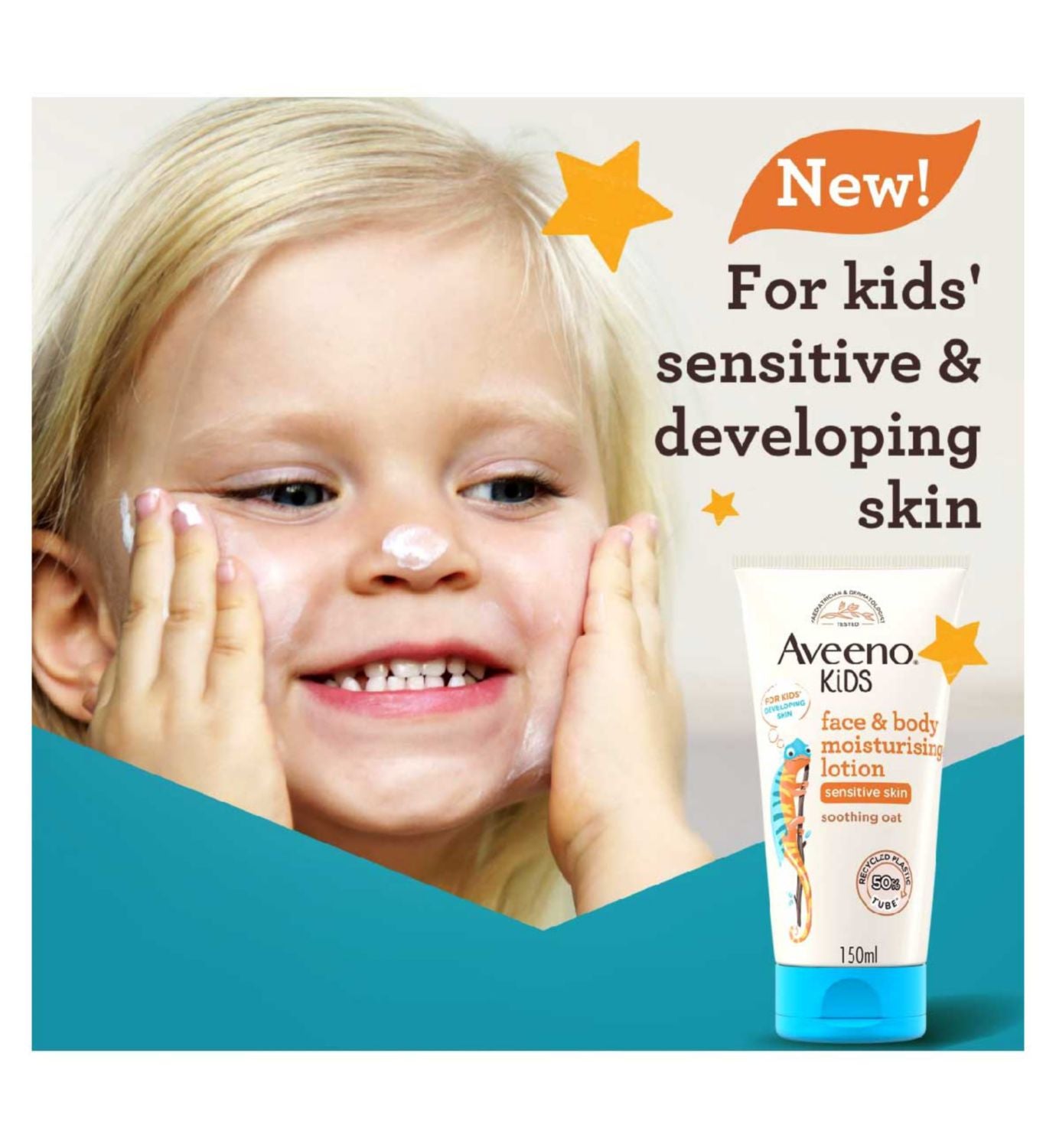 Aveeno Kids Face and Body Lotion (British brand)