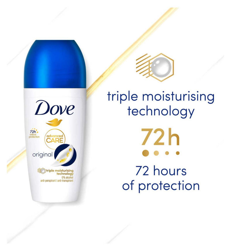 Dove Advanced Care Original anti-perspirant roll on 50ml - British product
