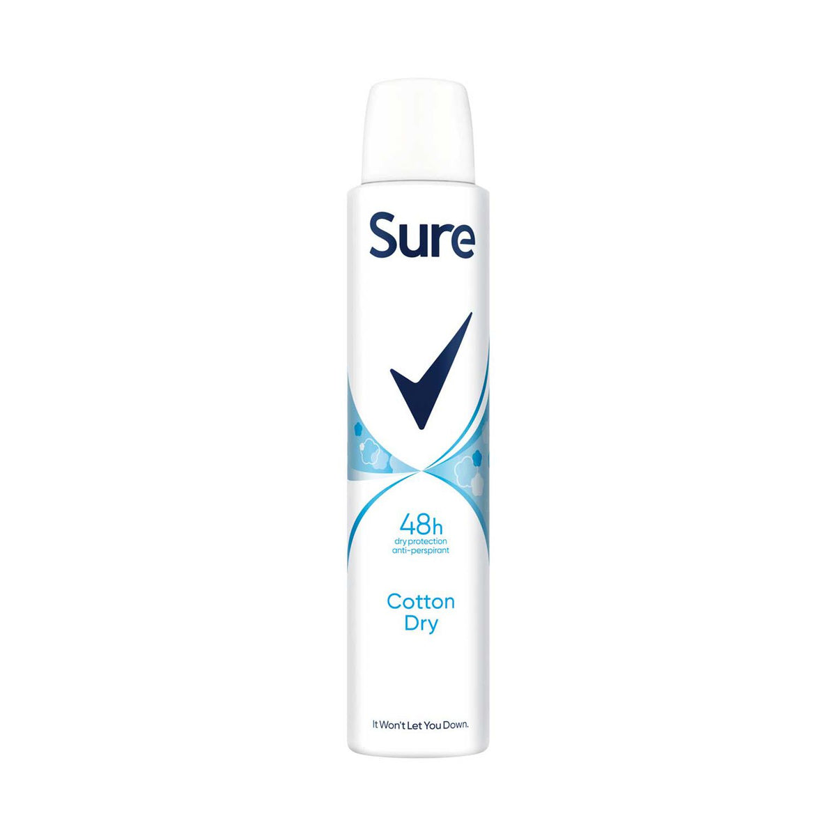 Sure Antiperspirant Spray Cotton Dry 200ml (British brand)