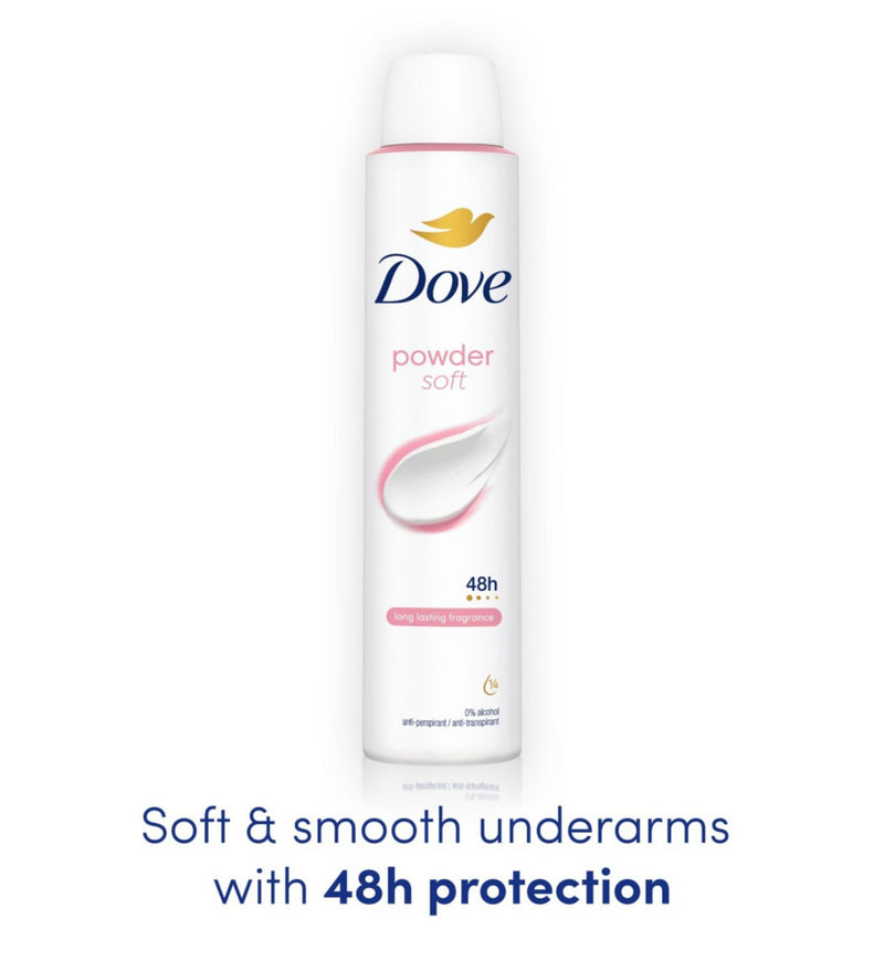 Dove anti-perspirant spray powder fragrance 200ml - British product