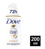 Dove Advanced Care Coconut & Jasmine Anti-Perspirant Spray 200ml - British product