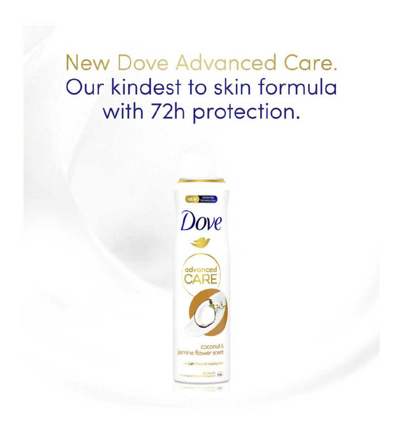 Dove Advanced Care Coconut & Jasmine Anti-Perspirant Spray 200ml - British product