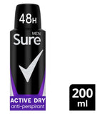 Sure Men Anti-Perspirant Active Dry 200ml (British brand)