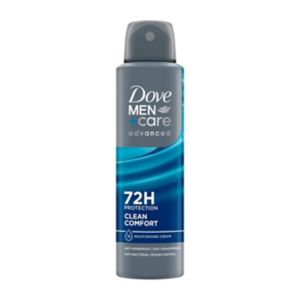 Dove Men+Care Advanced Clean Comfort Anti-Perspirant Spray 150ml, imported from the UK