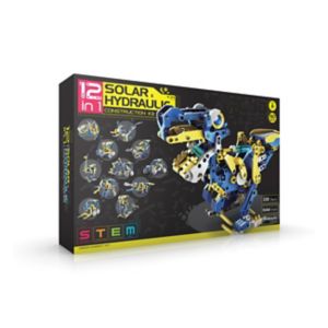 12 in 1 Solar Hydraulic Construction Kit Educational Robot Set 230 Pieces