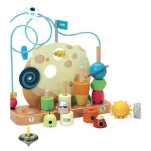 Vilac In The Stars Galaxy Counting Game wooden stacking toy (British brand)