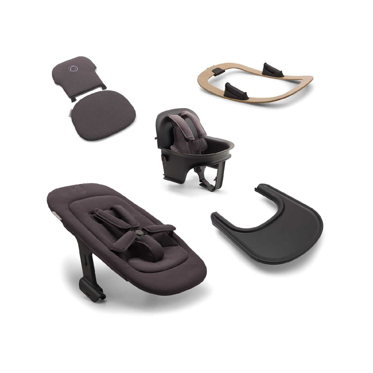 Bugaboo Giraffe Accessories Bundle Grey Baby Feeding Kit - British product
