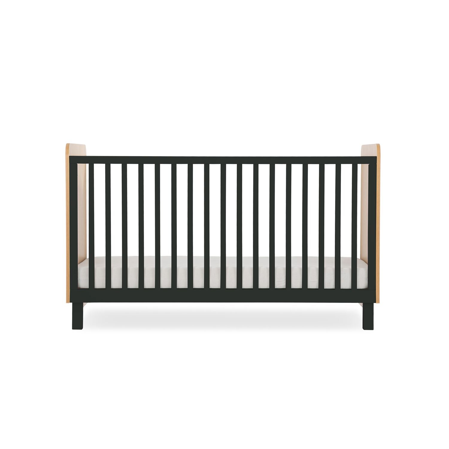 CuddleCo Rafi cot bed oak black finish - British product