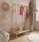 CuddleCo Aria clothes rail rattan - British product