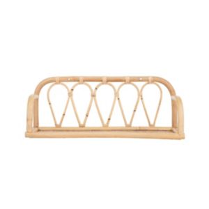 CuddleCo Aria Shelf Rattan nursery storage unit - British product