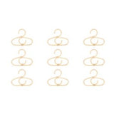 CuddleCo Rattan Baby Clothes Hangers Set of 9 - British product