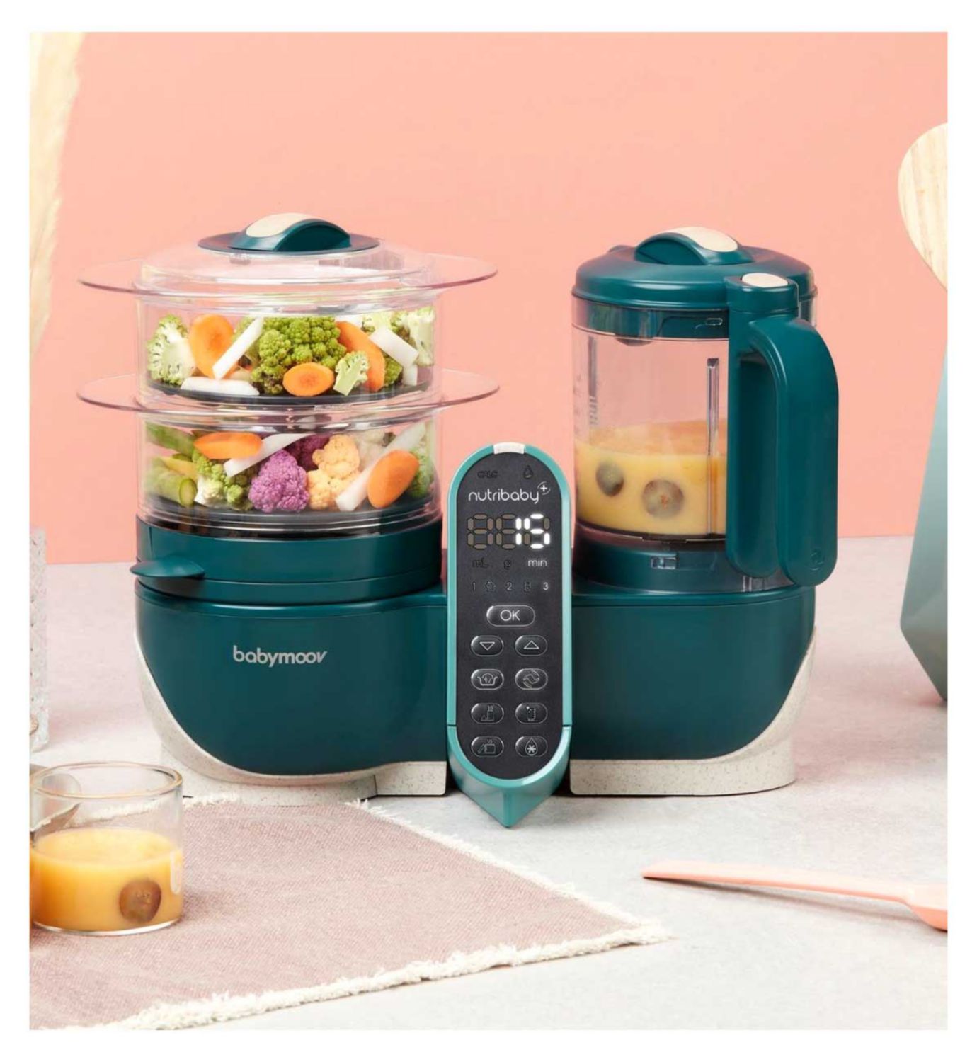Babymoov Nutribaby 6-in-1 Baby Food Maker 2.2L - British product