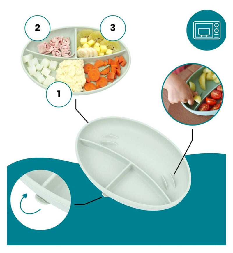 Babymoov Grow ISY Silicone Feeding Set 3-Piece - British product