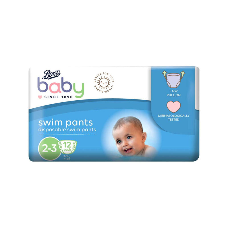 Boots Baby Swim Pants Size 2-3 12 Pack - British product