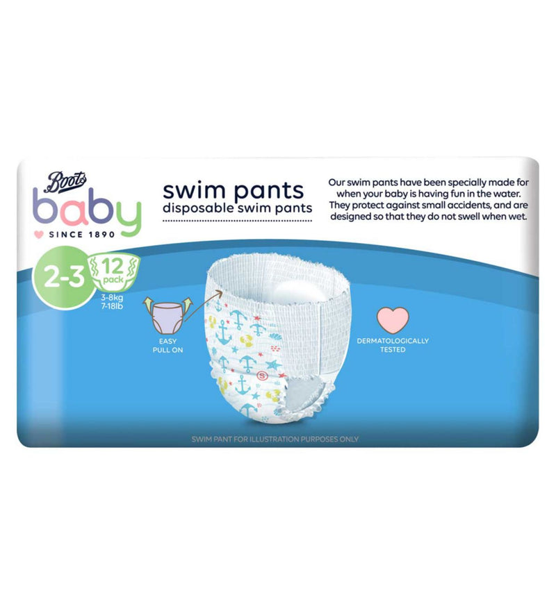 Boots Baby Swim Pants Size 2-3 12 Pack - British product