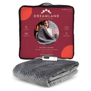 Dreamland warming throw Grey 160x120cm - British product