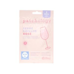 Patchology Serve Chilled Rosé Sheet Mask 2 Pack (British brand)