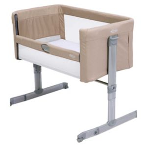 Graco Sweet2Sleep Bedside Bassinet Oatmeal model, UK version