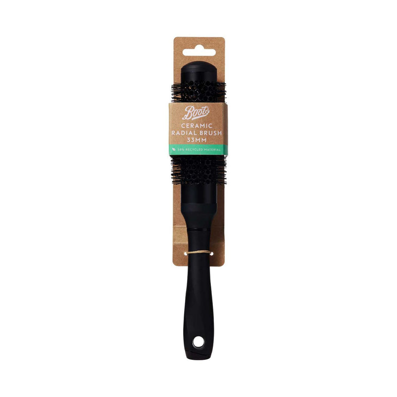 Boots ceramic radial hair brush 33mm size - British product