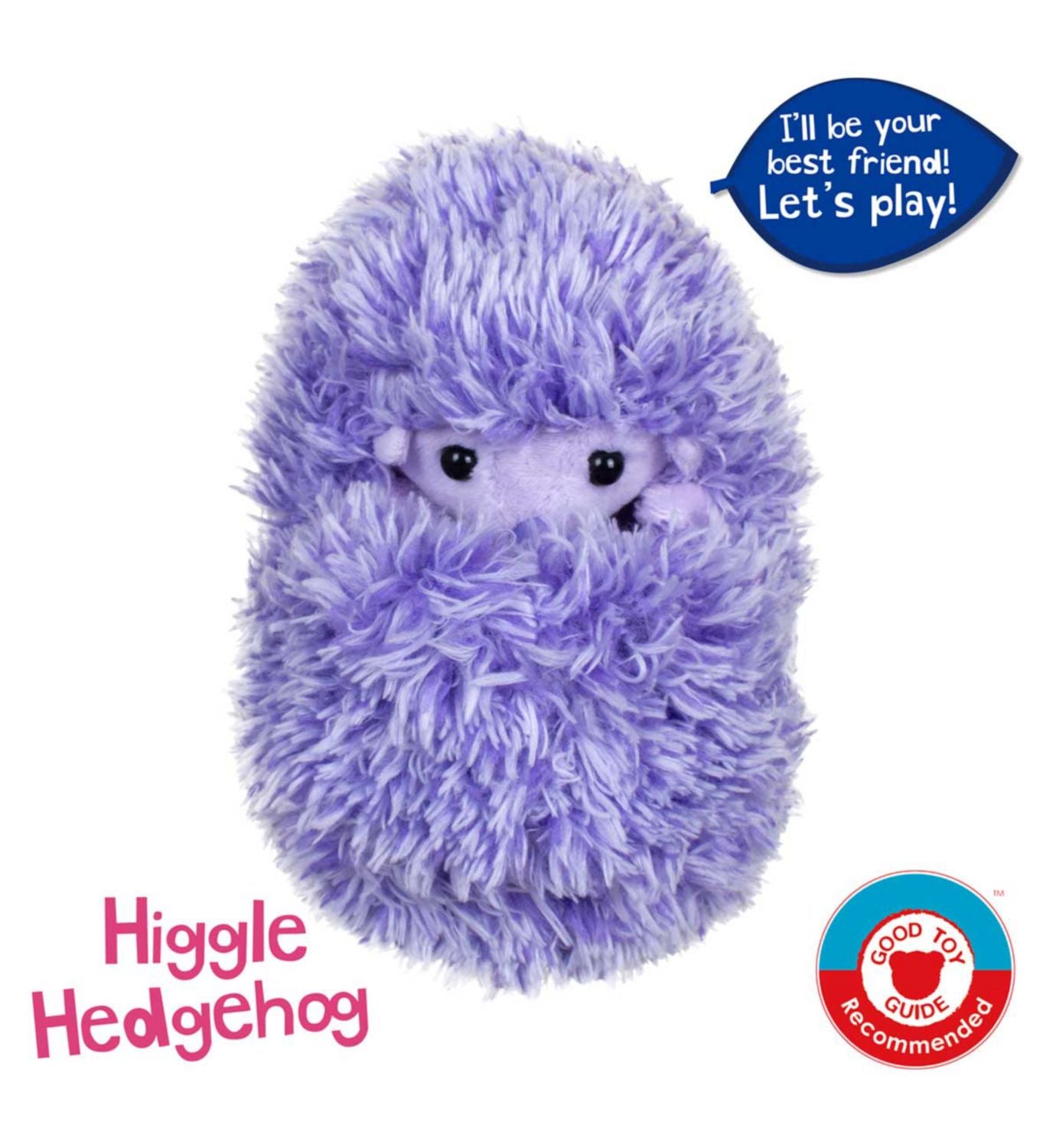 Curlimals Higgle Hedgehog interactive plush toy - British product