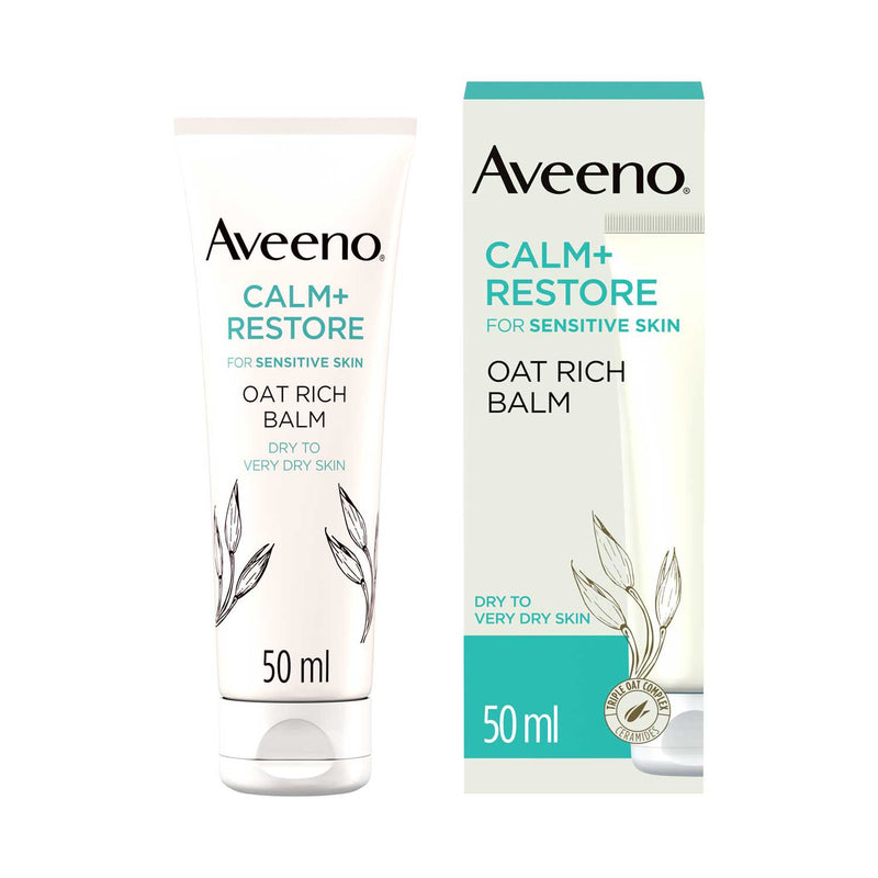 Aveeno Calm Restore Oat Balm Very Dry Skin 50ml - British product