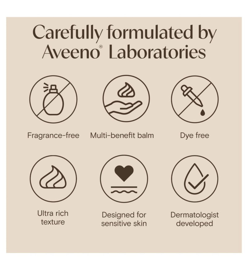Aveeno Calm Restore Oat Balm Very Dry Skin 50ml - British product