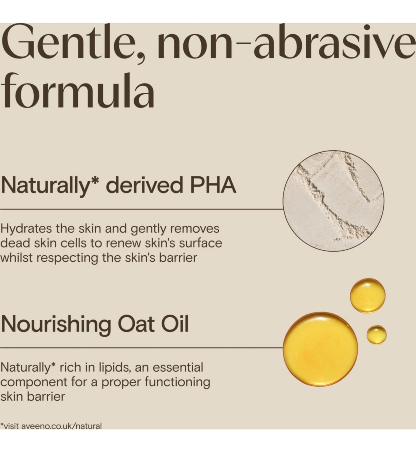 Aveeno CALM+RESTORE Gentle Face Scrub 150ml - British product