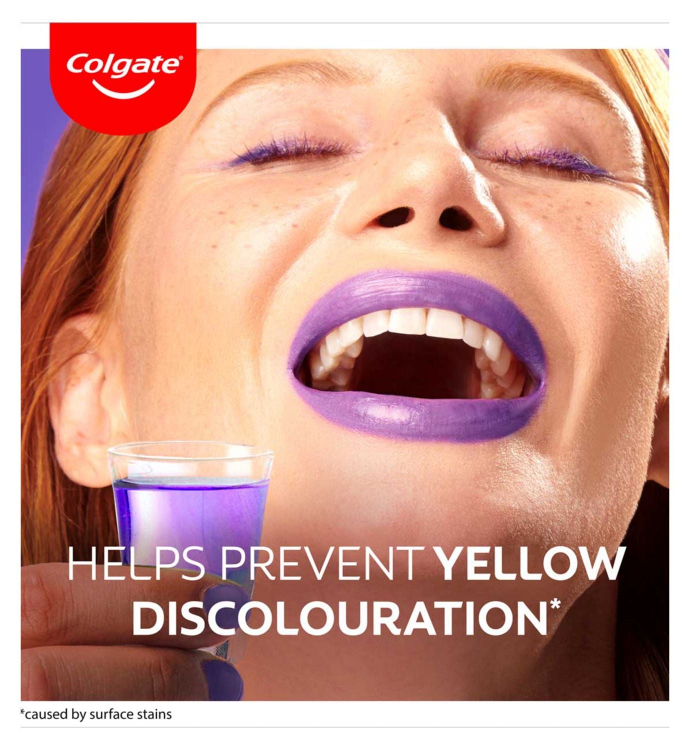 Colgate Max White Purple Reveal Mouthwash 500ml - British product
