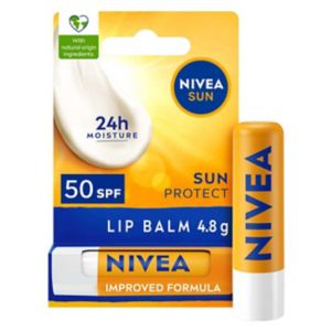 NIVEA Sun Protect Lip Balm 4.8g, imported from the UK