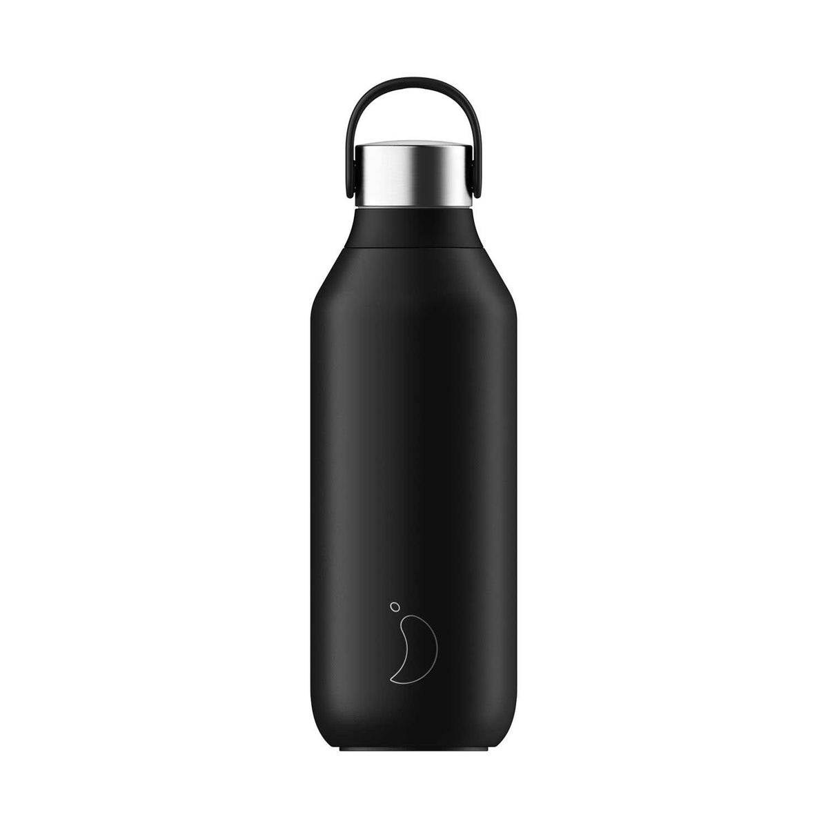 Chilly's Series 2 Bottle Abyss Black 500ml - British product