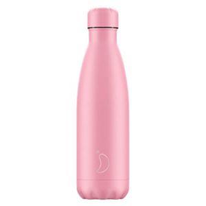 Chilly's Pastel Pink Insulated Bottle 500ml - British product