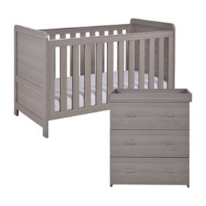 Babymore 2 Piece Nursery Room Set Grey Wash - British product