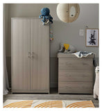 Babymore Caro Nursery Furniture Grey Wash - British product