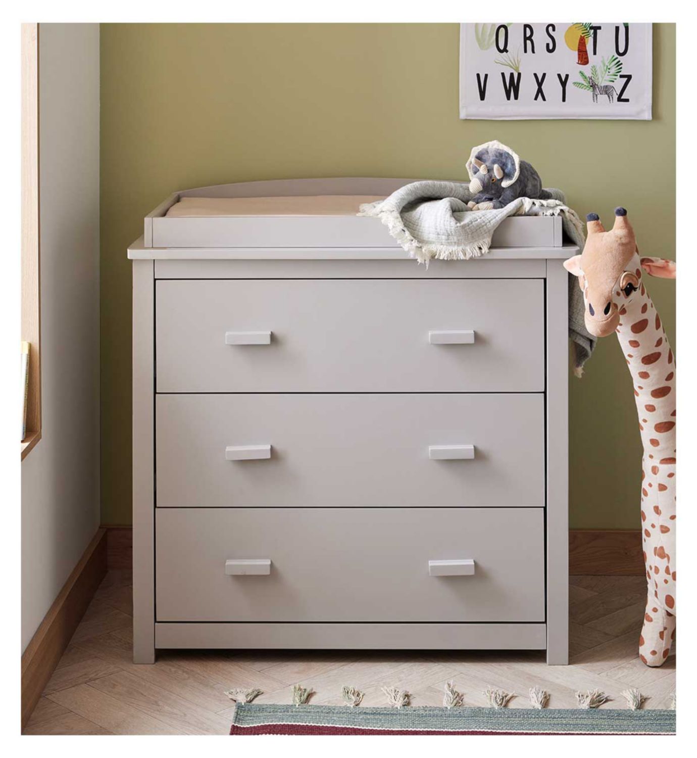 Babymore Eva 3 Piece Room Set Grey - British product