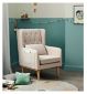 Babymore nursing chair with stool Cream - British product