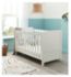 Babymore Caro cot bed white wash wooden frame - British product