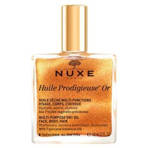 NUXE Shimmering Multi-Purpose Dry Oil 100ml, imported from the UK