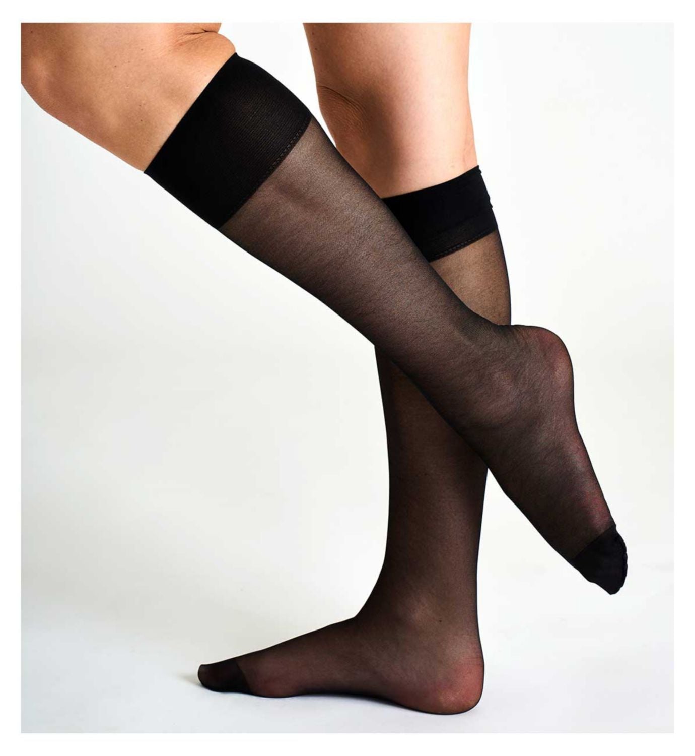 Boots black knee high tights - British product