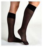 Boots black knee high tights - British product