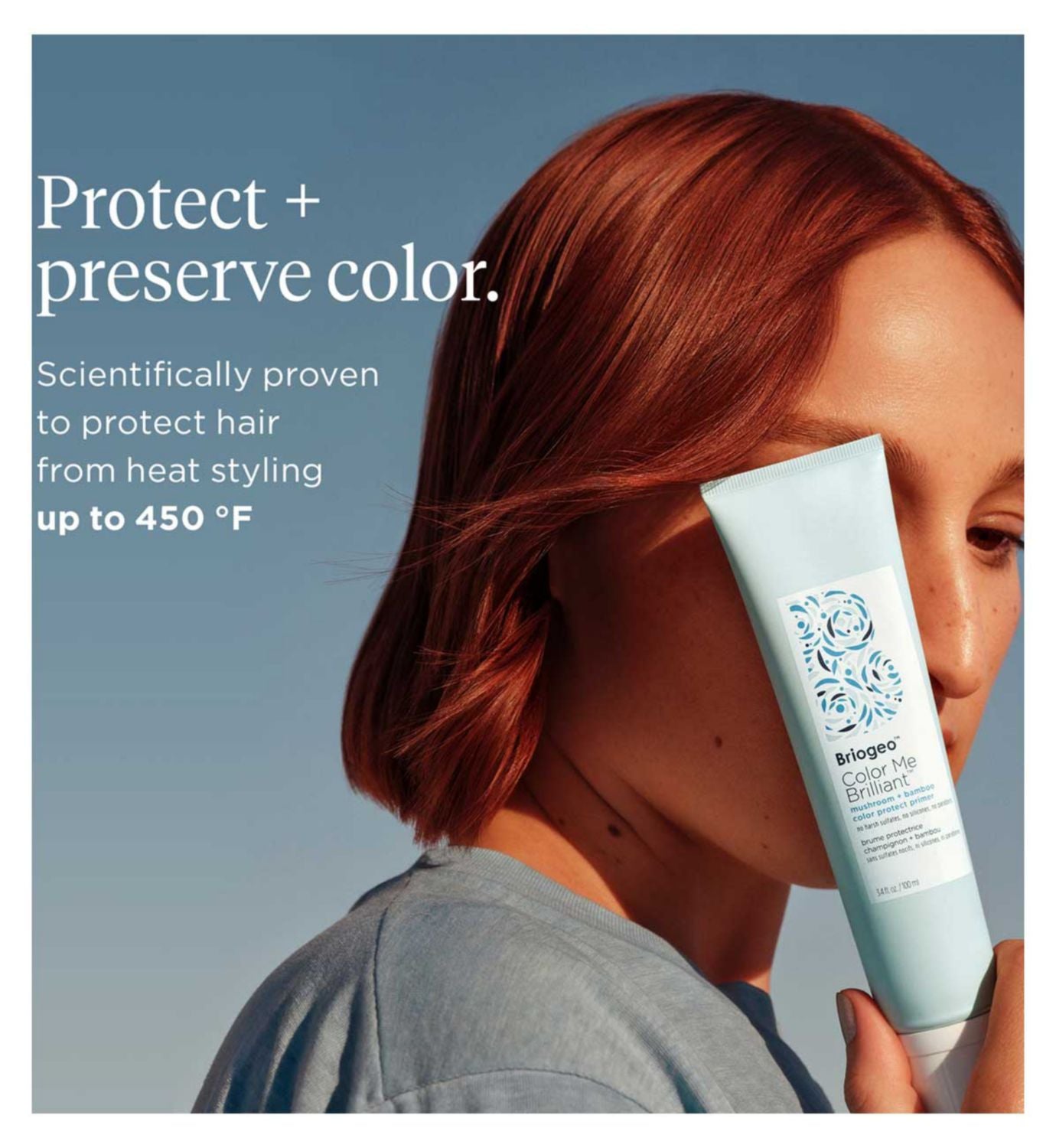 Briogeo Color Me Brilliant Mushroom Bamboo Primer 100ml - British product