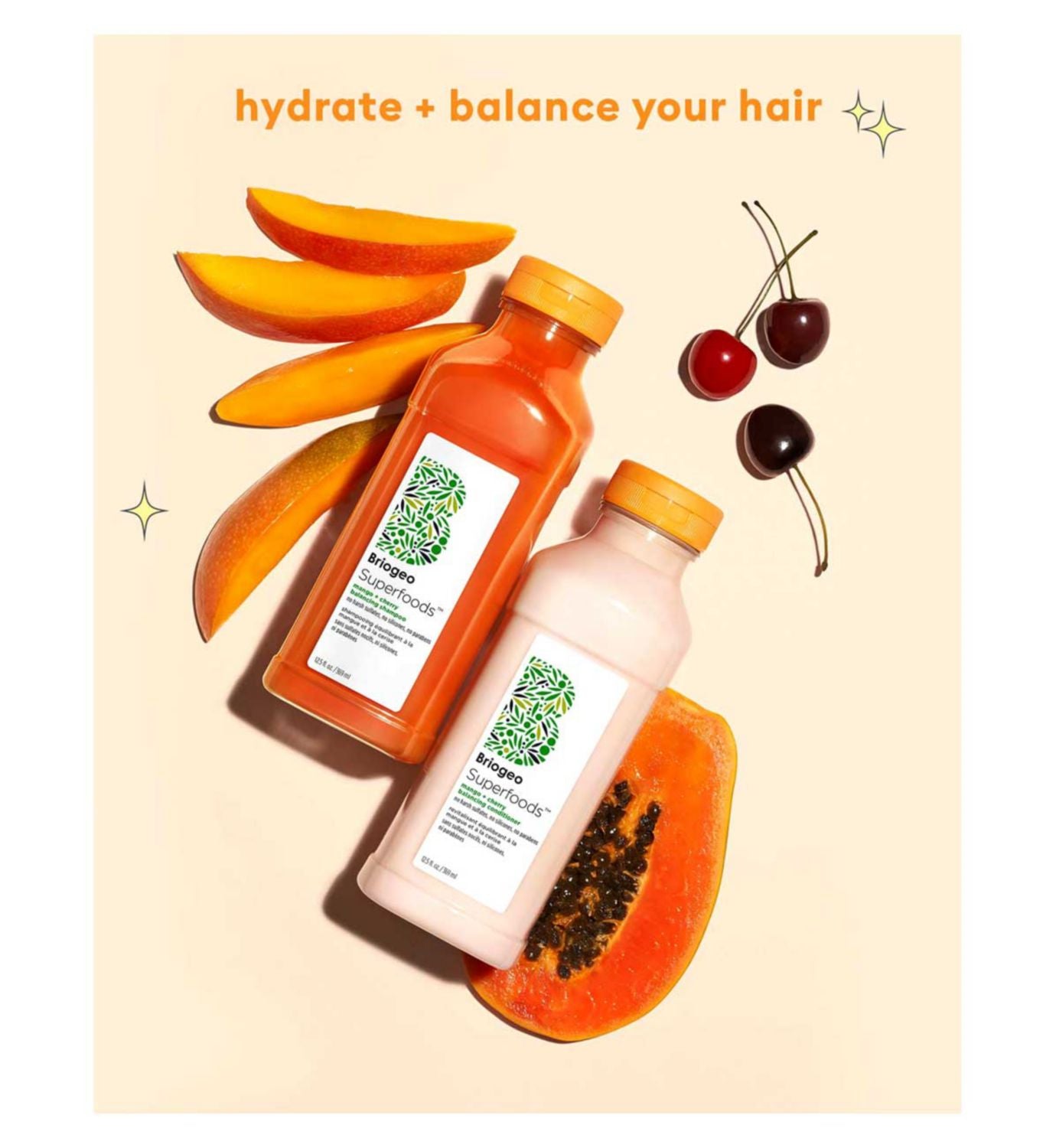 Briogeo Superfoods Mango Cherry Conditioner 369ml - British product
