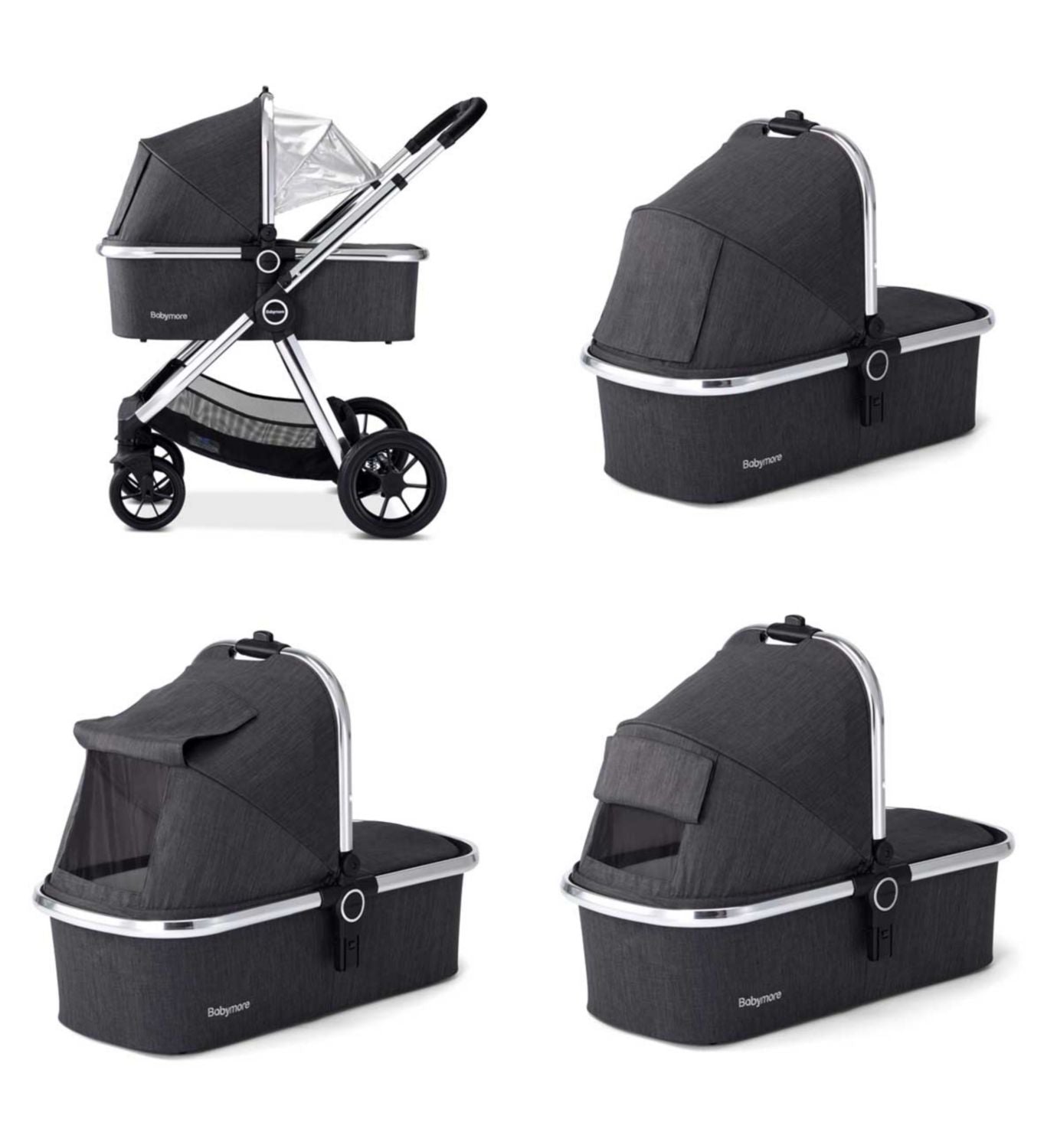 Babymore Memore V2 Travel System 13 Piece Pecan - British product