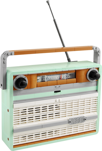 LEGO Icons Retro Radio 18+ 906 Pieces Building Set
